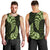Green New Zealand Paisley Silver Fern Men Tank Top Aotearoa Maori LT14 - Polynesian Pride