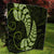 Green New Zealand Paisley Silver Fern Quilt Aotearoa Maori LT14 - Polynesian Pride