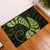 Green New Zealand Paisley Silver Fern Rubber Doormat Aotearoa Maori LT14 Green - Polynesian Pride