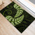 Green New Zealand Paisley Silver Fern Rubber Doormat Aotearoa Maori LT14 - Polynesian Pride