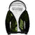 Green New Zealand Paisley Silver Fern Sherpa Hoodie Aotearoa Maori LT14 Unisex Green - Polynesian Pride