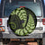 Green New Zealand Paisley Silver Fern Spare Tire Cover Aotearoa Maori LT14 - Polynesian Pride