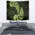 Green New Zealand Paisley Silver Fern Tapestry Aotearoa Maori LT14 - Polynesian Pride