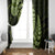 Green New Zealand Paisley Silver Fern Window Curtain Aotearoa Maori LT14 - Polynesian Pride