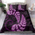 Purple New Zealand Paisley Silver Fern Bedding Set Aotearoa Maori LT14 - Polynesian Pride