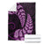 Purple New Zealand Paisley Silver Fern Blanket Aotearoa Maori LT14 - Polynesian Pride