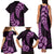 Purple New Zealand Paisley Silver Fern Family Matching Tank Maxi Dress and Hawaiian Shirt Aotearoa Maori LT14 - Polynesian Pride