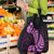 Purple New Zealand Paisley Silver Fern Grocery Bag Aotearoa Maori