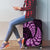 Purple New Zealand Paisley Silver Fern Luggage Cover Aotearoa Maori LT14 - Polynesian Pride