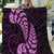 Purple New Zealand Paisley Silver Fern Quilt Aotearoa Maori LT14 Purple - Polynesian Pride