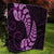 Purple New Zealand Paisley Silver Fern Quilt Aotearoa Maori LT14 - Polynesian Pride