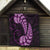 Purple New Zealand Paisley Silver Fern Quilt Aotearoa Maori LT14 - Polynesian Pride