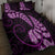 Purple New Zealand Paisley Silver Fern Quilt Bed Set Aotearoa Maori LT14 - Polynesian Pride