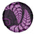 Purple New Zealand Paisley Silver Fern Spare Tire Cover Aotearoa Maori LT14 - Polynesian Pride