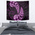 Purple New Zealand Paisley Silver Fern Tapestry Aotearoa Maori LT14 - Polynesian Pride