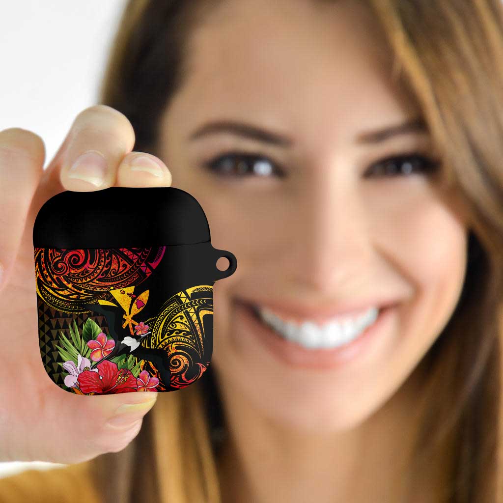 Hawaii Iwa Bird AirPods Case Great Frigatebird Kanaka Tropical Hippie Style LT14 - Polynesian Pride