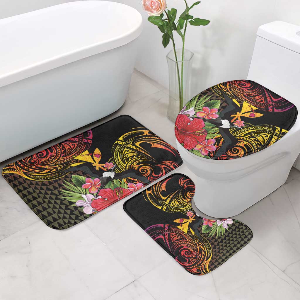 Hawaii Iwa Bird Bathroom Set Great Frigatebird Kanaka Tropical Hippie Style LT14 - Polynesian Pride