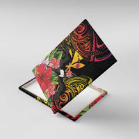 Hawaii Iwa Bird Canvas Wall Art Great Frigatebird Kanaka Tropical Hippie Style LT14 With Frame Black - Polynesian Pride
