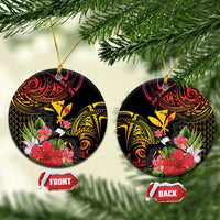 Hawaii Iwa Bird Ceramic Ornament Great Frigatebird Kanaka Tropical Hippie Style - Polynesian Pride