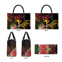 Hawaii Iwa Bird Leather Bag Great Frigatebird Kanaka Tropical Hippie Style - Polynesian Pride