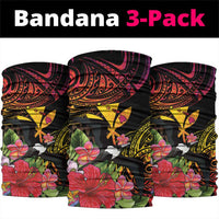 Hawaii Iwa Bird Neck Gaiter Great Frigatebird Kanaka Tropical Hippie Style LT14 package One Size: 25*50cm Black - Polynesian Pride