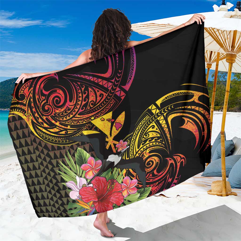 Hawaii Iwa Bird Sarong Great Frigatebird Kanaka Tropical Hippie Style - Polynesian Pride