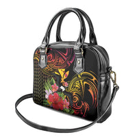 Hawaii Iwa Bird Shoulder Handbag Great Frigatebird Kanaka Tropical Hippie Style LT14 - Polynesian Pride