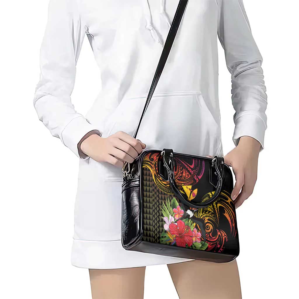 Hawaii Iwa Bird Shoulder Handbag Great Frigatebird Kanaka Tropical Hippie Style LT14 - Polynesian Pride