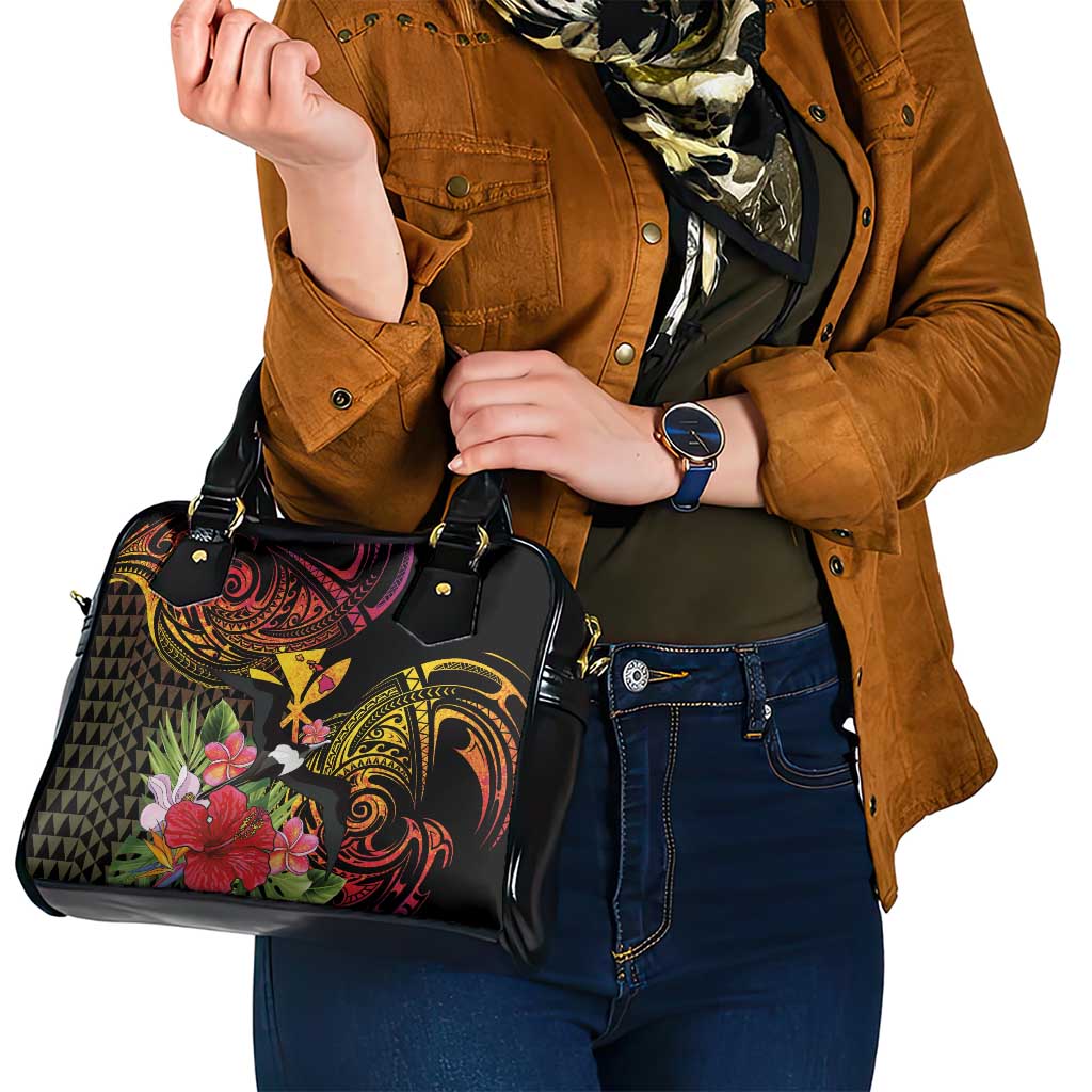 Hawaii Iwa Bird Shoulder Handbag Great Frigatebird Kanaka Tropical Hippie Style LT14 - Polynesian Pride
