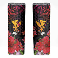 Hawaii Iwa Bird Skinny Tumbler Great Frigatebird Kanaka Tropical Hippie Style - Polynesian Pride