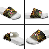 Hawaii Iwa Bird Slide Sandals Great Frigatebird Kanaka Tropical Hippie Style - Polynesian Pride