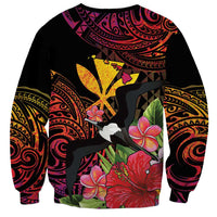 Hawaii Iwa Bird Sweatshirt Great Frigatebird Kanaka Tropical Hippie Style LT14 - Polynesian Pride