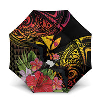 Hawaii Iwa Bird Umbrella Great Frigatebird Kanaka Tropical Hippie Style - Polynesian Pride