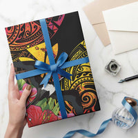 Hawaii Iwa Bird Wrapping Paper Great Frigatebird Kanaka Tropical Hippie Style LT14 - Polynesian Pride