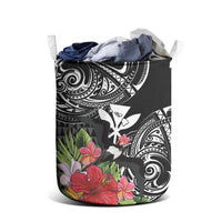 Hawaii Iwa Bird Laundry Basket Great Frigatebird Kanaka Tropical Flowers LT14 - Polynesian Pride