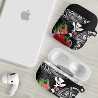 Hawaii Iwa Bird AirPods Case Great Frigatebird Kanaka Tropical Flowers LT14 - Polynesian Pride