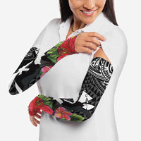 Hawaii Iwa Bird Arm Sleeves Great Frigatebird Kanaka Tropical Flowers LT14 - Polynesian Pride