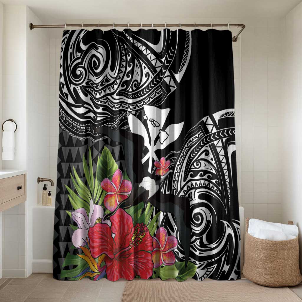 Hawaii Iwa Bird Bathroom Set Great Frigatebird Kanaka Tropical Flowers - Polynesian Pride