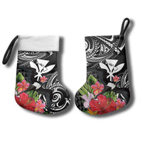 Hawaii Iwa Bird Christmas Stocking Great Frigatebird Kanaka Tropical Flowers - Polynesian Pride