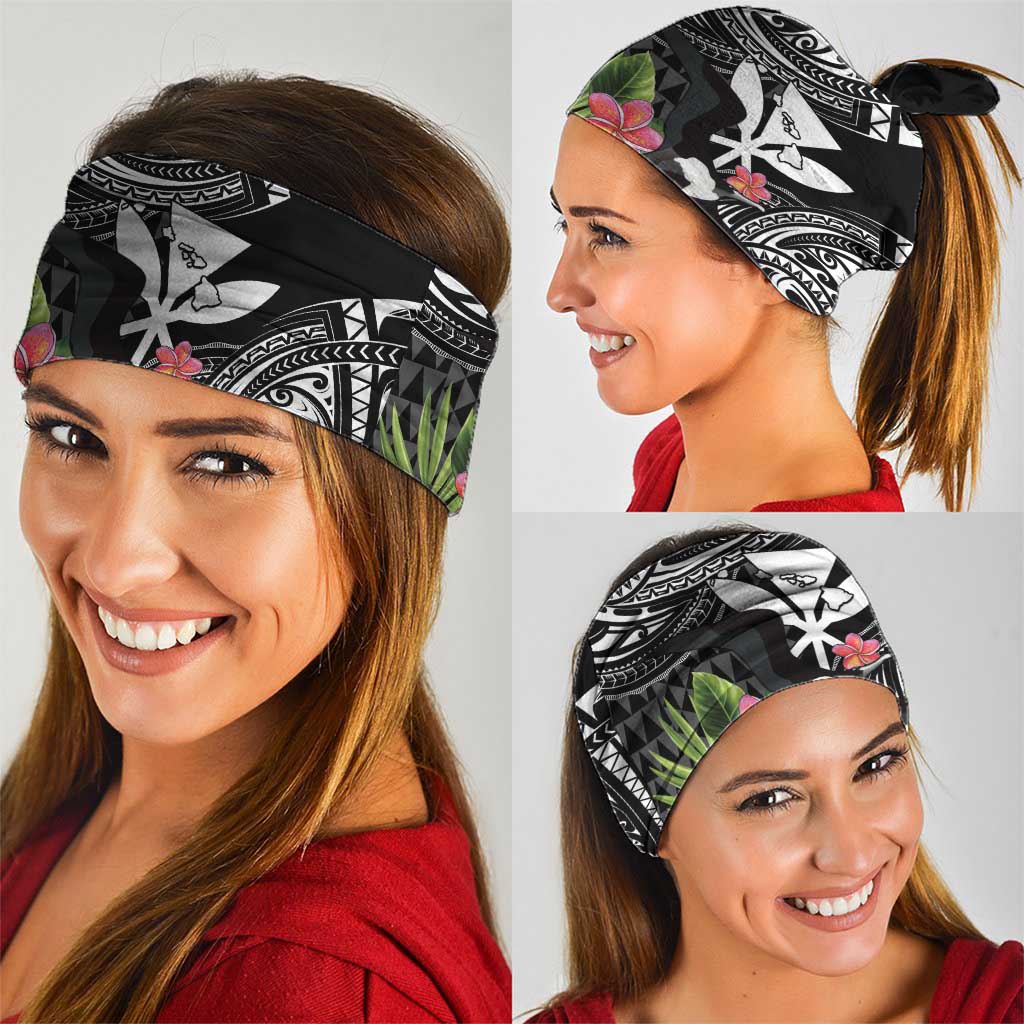 Hawaii Iwa Bird Neck Gaiter Great Frigatebird Kanaka Tropical Flowers LT14 - Polynesian Pride