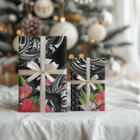 Hawaii Iwa Bird Wrapping Paper Great Frigatebird Kanaka Tropical Flowers LT14 - Polynesian Pride