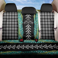 Black Palaka Hawaii Iwa Bird Back Car Seat Cover Hawaiian Kakau Jade Vine Lei - Polynesian Pride