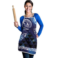 Matariki New Zealand Apron NZ Niho Taniwha Maori New Year Blue Galaxy LT14 - Polynesian Pride