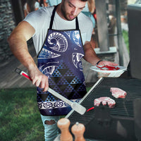 Matariki New Zealand Apron NZ Niho Taniwha Maori New Year Blue Galaxy LT14 - Polynesian Pride