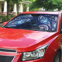 Matariki New Zealand Auto Sun Shade NZ Niho Taniwha Maori New Year Blue Galaxy LT14 - Polynesian Pride
