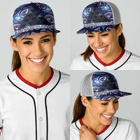 Matariki New Zealand Baseball Net Cap NZ Niho Taniwha Maori New Year Blue Galaxy LT14 - Polynesian Pride