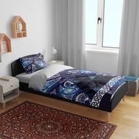 Matariki New Zealand Bedding Set NZ Niho Taniwha Maori New Year Blue Galaxy LT14 - Polynesian Pride
