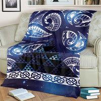 Matariki New Zealand Blanket NZ Niho Taniwha Maori New Year Blue Galaxy LT14 - Polynesian Pride