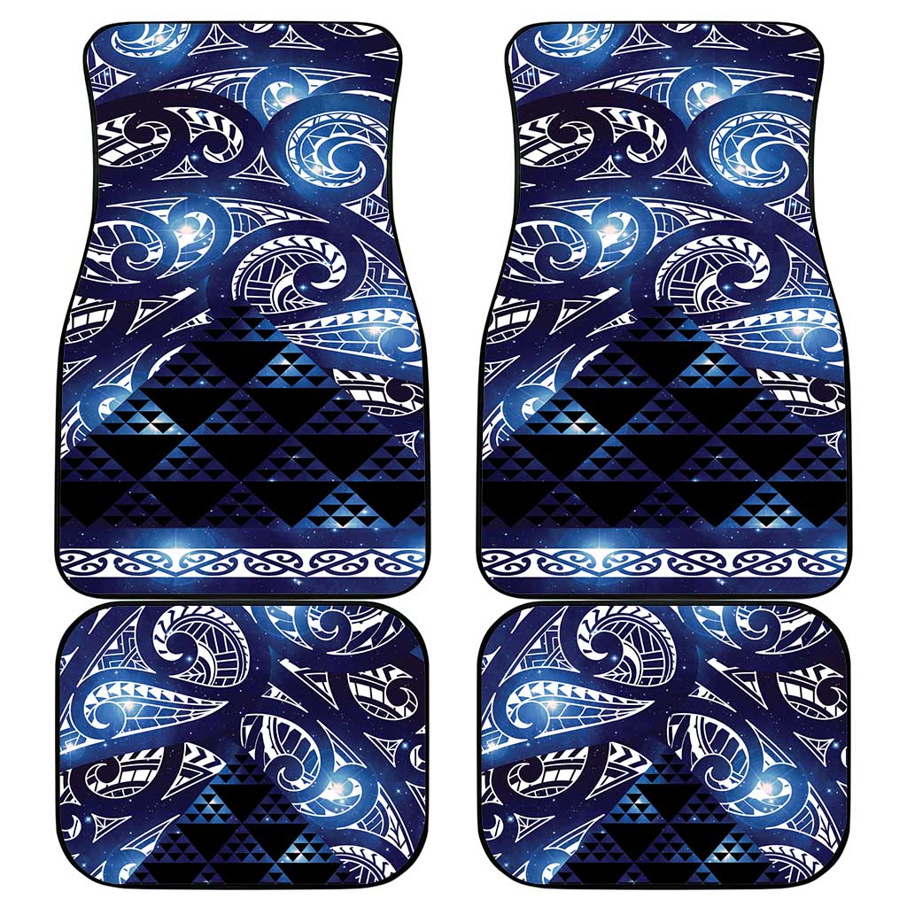 Matariki New Zealand Car Mats NZ Niho Taniwha Maori New Year Blue Galaxy LT14 - Polynesian Pride