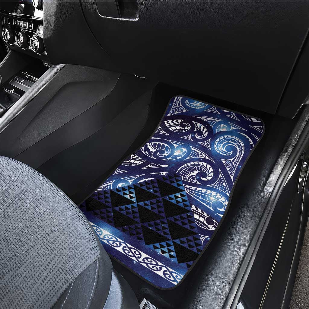 Matariki New Zealand Car Mats NZ Niho Taniwha Maori New Year Blue Galaxy LT14 - Polynesian Pride